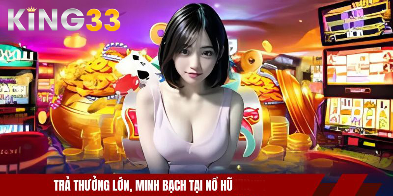 Trả thưởng lớn, minh bạch tại nổ hũ KING33